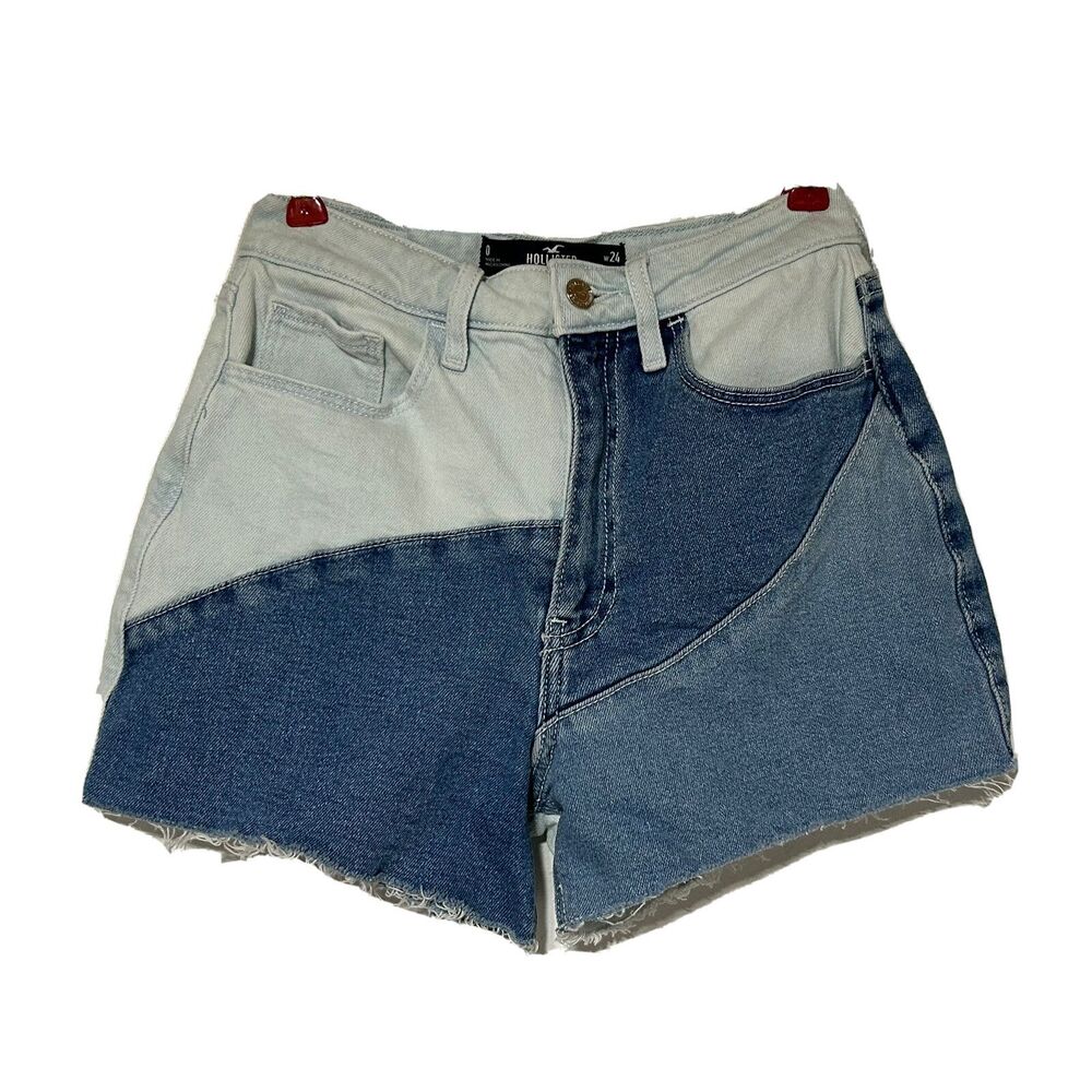 Hollister Ultra High Rise Mom Jean Shorts Sz. 0 Cut-Off